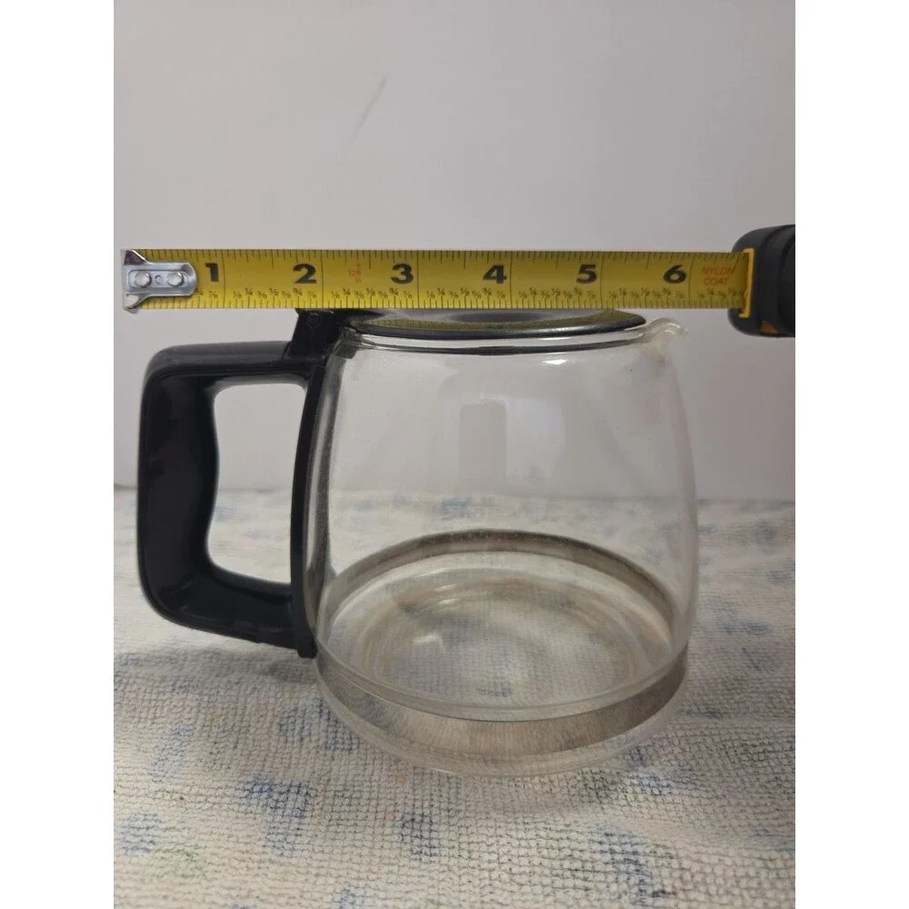 Coffee Maker 4 - 5 Cup Glass Carafe w/ drip hole in Lid